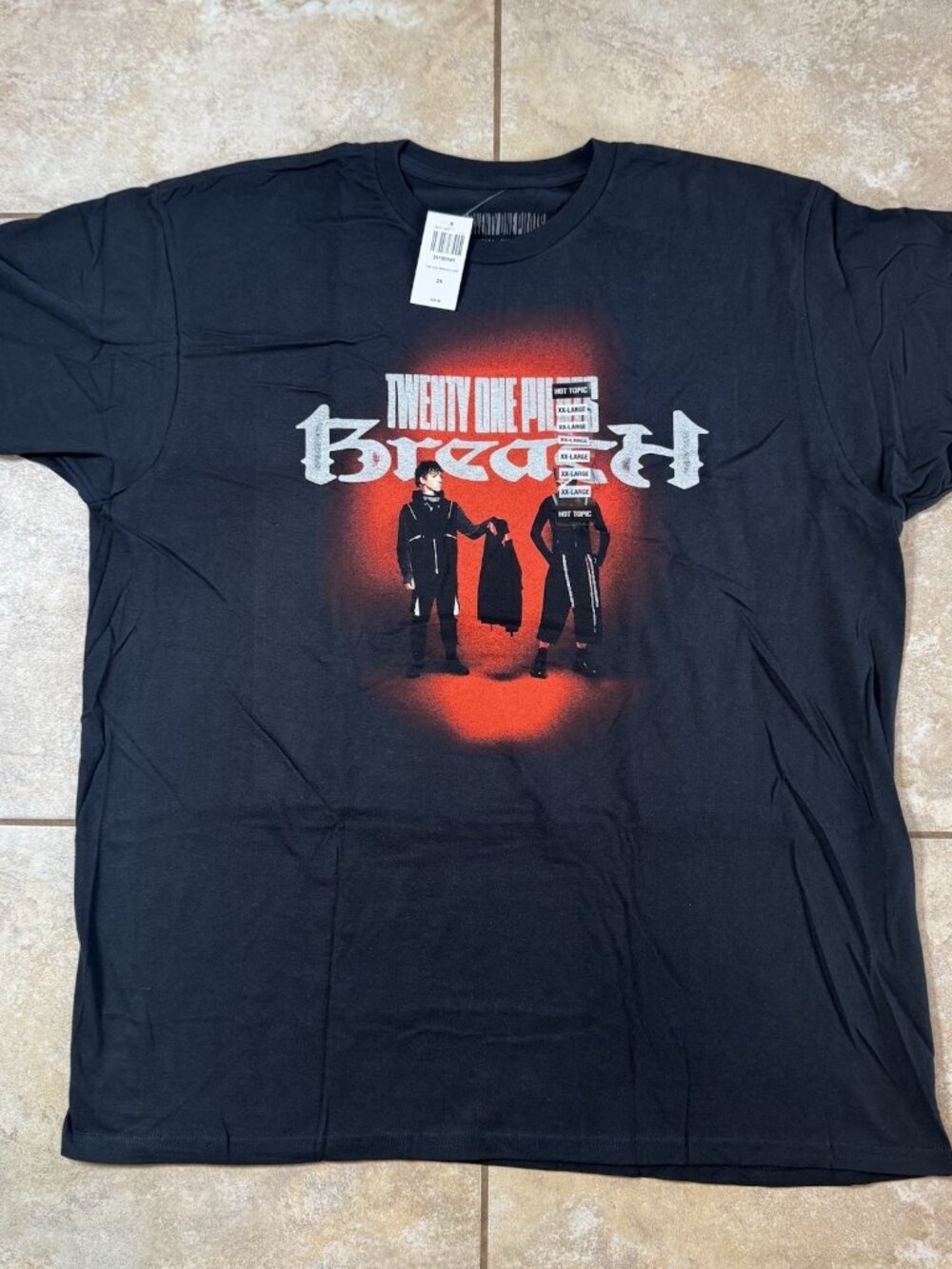 Twenty One Pilots Breach Album Cover T-Shirt Size 2XL New With Tags
